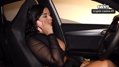 Mechanic pulverizes dark-haired milf in car, torrid latina rails large culo dogg